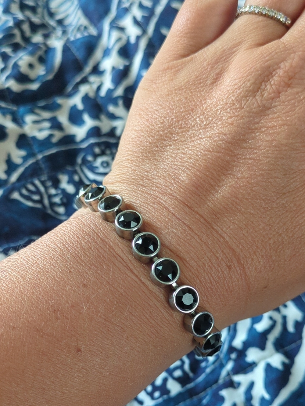 Classic Black Crystal Bracelet - Women Jewelry
